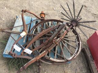 Horse Drawn Buggy Parts, Suspension, Undercarriage, Brackets & Hardware.