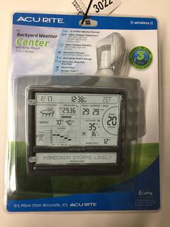 Acurite Wireless Backyard Weather Center w/ Easy Mount.