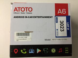 Atoto Android In-Car Entertainment, Model A6Y2710SB (1G-16G).