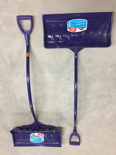 (2) Yukon Ergo 24" Snow Pushers.