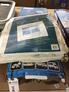 Coleman 18W Solar 12V Battery Charging Kit & Mosquito Netting.