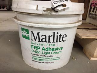 3.5 Gallon Marlite C-551 FRP Adhesive.
