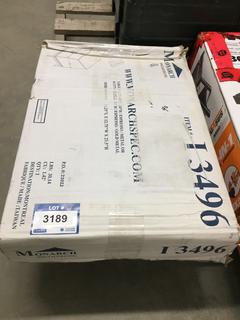 Monarch Accent Table Espresso/Gold Metal, 18.25"x 12.75"x 23.5".