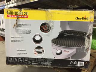 Char-Broil Patio Bistro 240 Tru-Infrared Grill.