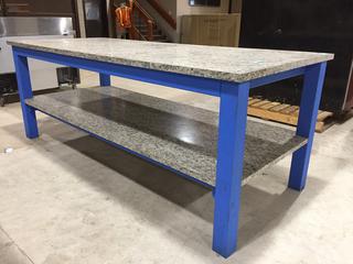Prep/Storage Table, 8'x 40"x 36.25".