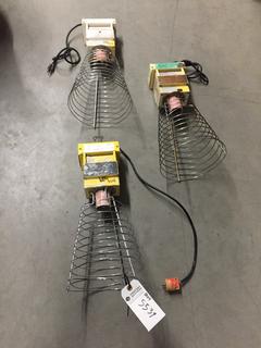 (3) Ericson Bay Lamps 400 Watt.