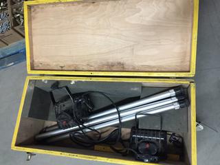 Safety Work Lights in Yellow Case.