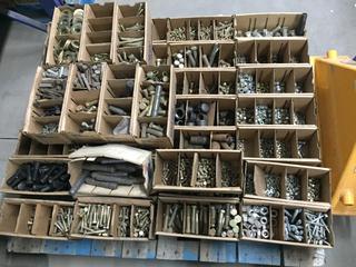 Pallet of Assorted Bolts, Nuts, Washers & Screws.