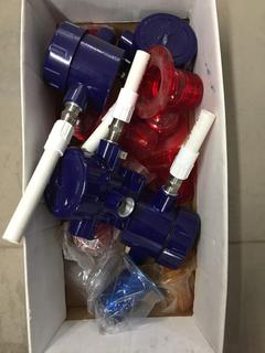 Quantity of Assorted Lenses * Wall Mount Sockets for Industrial Strobe Lights.