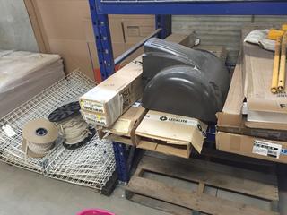 Quantity of Lithonia Light Fixtures & Lumber Brace.