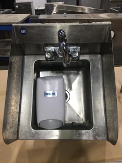 Stainless Steel Space Saver Hand Sink.