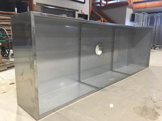Stainless Steel Vent Box, 9' 3.5"x 36"x 16"