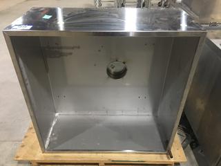 Stainless Steel Vent Box, 36"x 36"x 16".