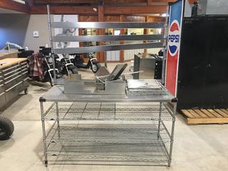 Stainless Steel Top Commercial Storage Rack.