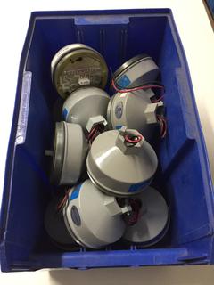 Quantity of Industrial Strobe Warning Light Bases, Model# ST 14-S, 10-30 V.