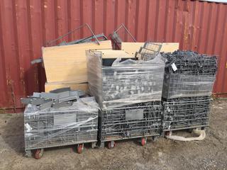 Retail Display Racking. Note: Baskets Not Included.