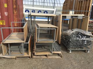 Retail Display Racking. Note: Baskets Not Included.