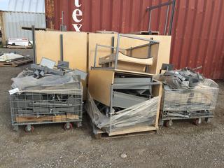 Retail Display Racking. Note: Baskets Not Included.