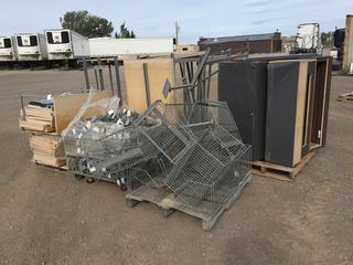 Retail Display Racking. Note: Baskets Not Included.