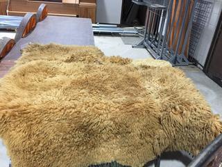 Buffalo Rug w/ Flannel Lining.