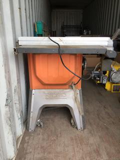Ridgid Table Saw. *Table Needs Repair*