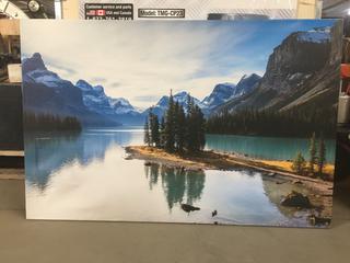 iCanvas 'By the River' Wrapped Canvas, 40"x 26".