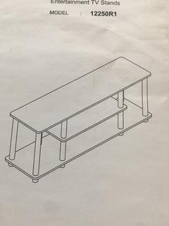 Furinno Entertainment Chestnut TV Stand, Unknown Dimensions.