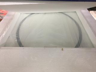 HomCom Silver LED Cabinet Mirror, Model 834-051.