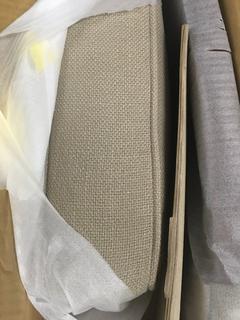 Marian Tufted Counter Stool, Beige, #FPF20-0395.