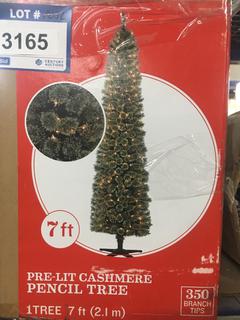 Pre-Lit Cashmere 7' Pencil Tree.