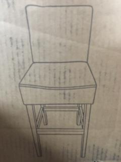 Set of (2) Fabric Cushioned Chairs.