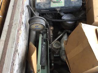 Crate of Compression Testers.