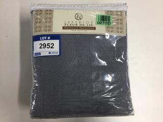 Superior Fleur De Lis King Size Matelasse Bedspread.