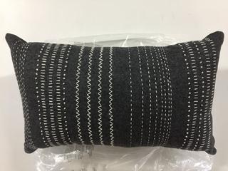 Decorative Pillow, Gray/White.