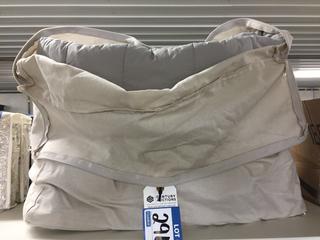 Coyuchi Twin Size Duvet Cover, Grey.