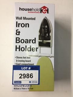 Household Essentials Wall Mounted Iron/Board Holder.