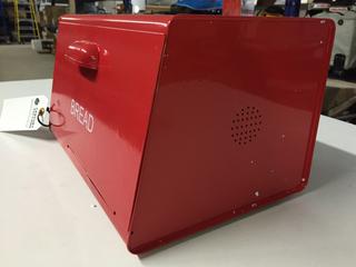 Red Retro Bread Box.