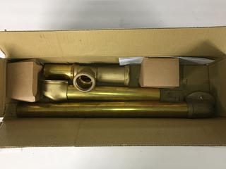 20 Gauge 16" Tub Waste & Overflow With Tip-Toe Drain.