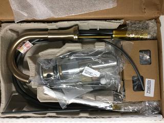 Delta 2-Handle Lavatory Faucet w/ Metal Pop-Up Drain, Brushed Nickel.