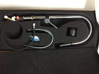 VIGO Pull-Down Spray Kitchen Faucet, Chrome.