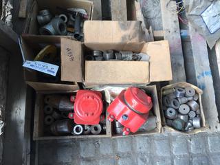 Various Pipe Fittings & Iron Worker Dies.