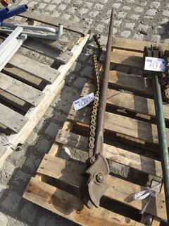 Vulcan Superior Chain Wrench No. 4. 1 1/2" - 8".