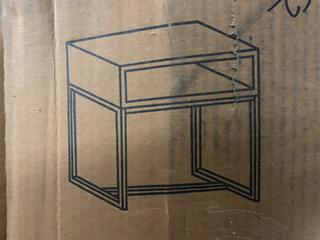 Signature Rectangle Wooden End Table.