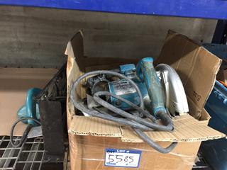 Quantity of Assorted Handle Guards & Makita Skil Saw Parts.