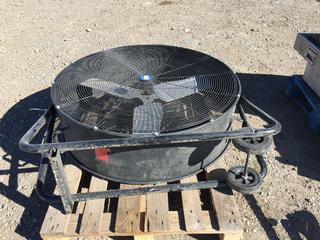 38" Large Fan on Wheels.