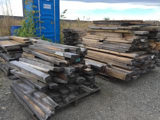 (4) Stacks of Short 2" x 4"s, 2" x 6"s and 2" x 8"s.