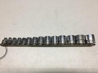 Snap-On 3/8" Drive Shallow Sockets, 12 Point, 1/4 to 1".