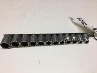 Snap-On 3/8" Drive Metric Sockets, 8 Point, 8mm to 19mm.