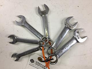 Snap-On Stubby Wrenches 7/16" to 11/16".
