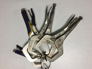 (4) C-Clamp Locking Pliers.